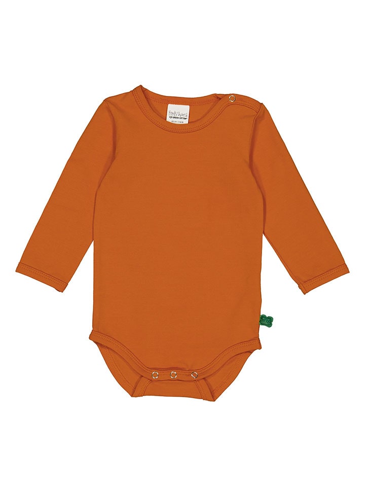 Fred´s World by GREEN COTTON Body w kolorze pomarańczowym rozmiar: 68