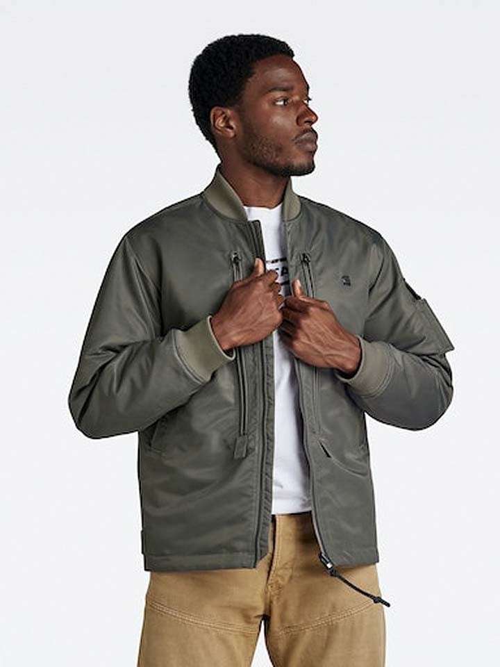 G-Star Dwustronna kurtka przejściowa w kolorze khaki rozmiar: XL