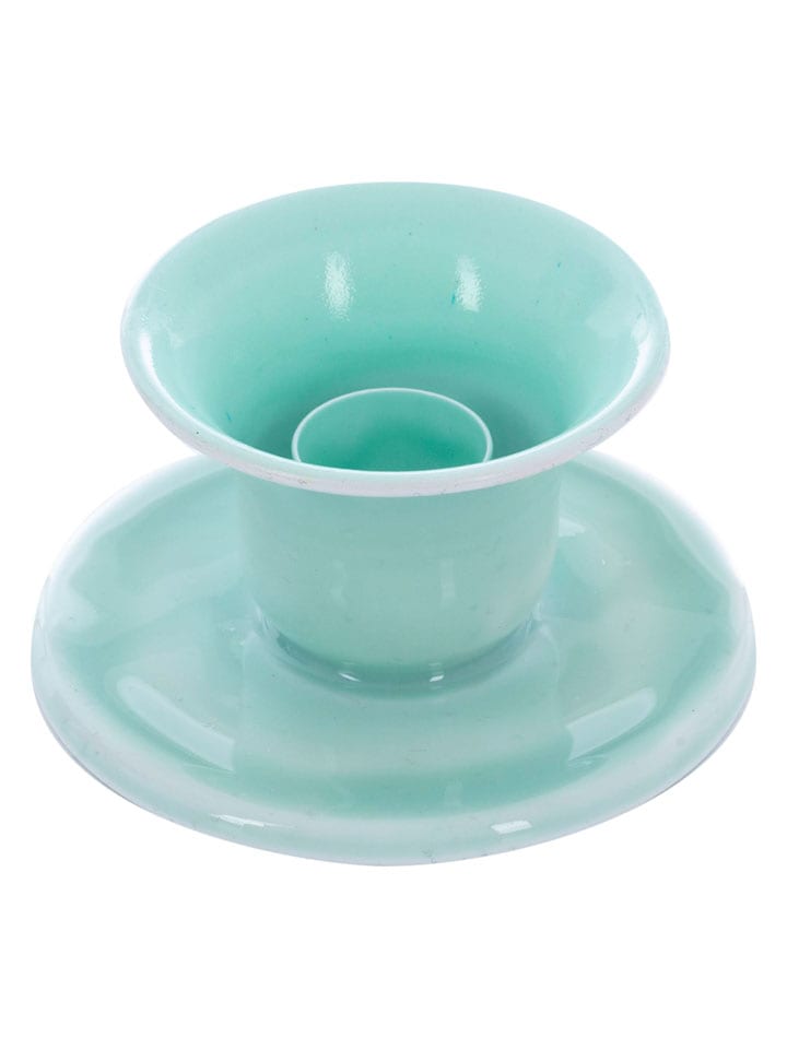 Overbeck and Friends Świecznik "Belle" w kolorze błękitnym - 4,8 x Ø 8,2 cm rozmiar: onesize