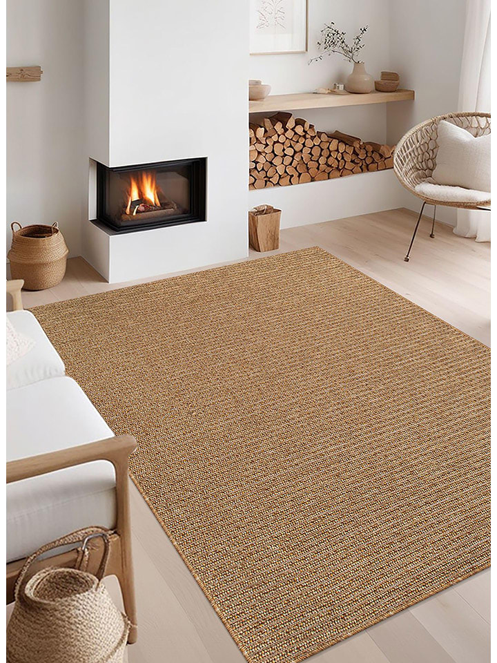 Conceptum Hypnose Dywan "Jutem 0103" w kolorze jasnobrązowym rozmiar: 147x220 cm