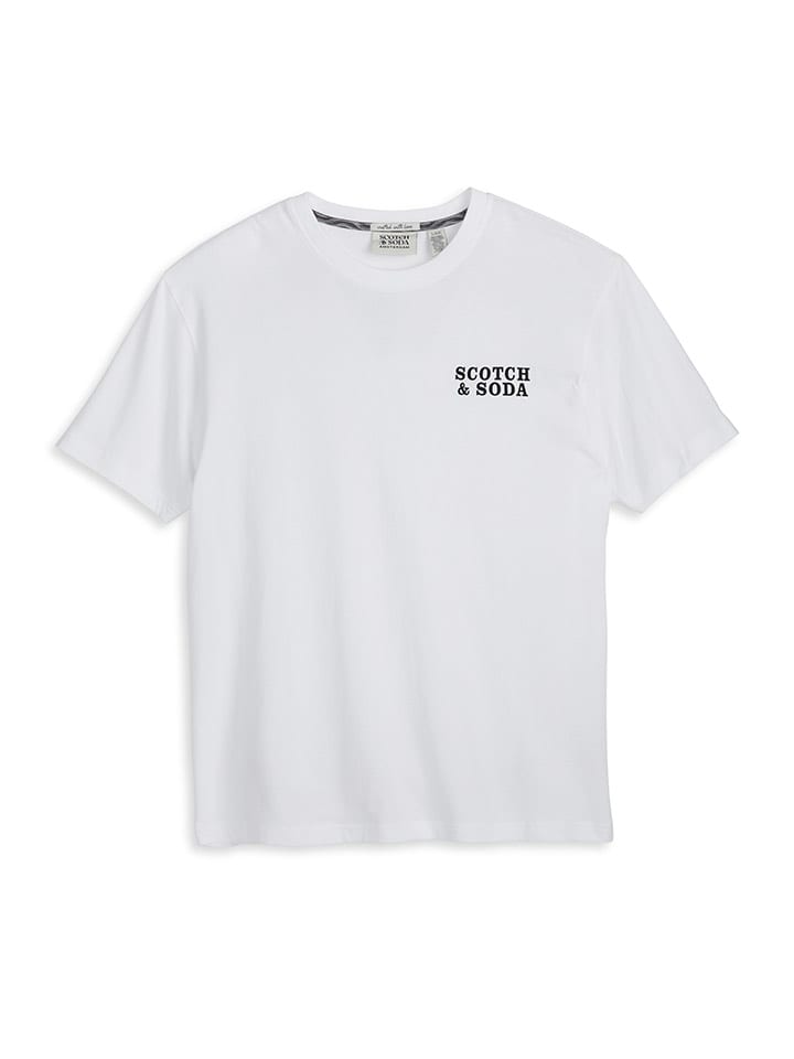 Scotch & Soda Koszulka w kolorze białym rozmiar: S
