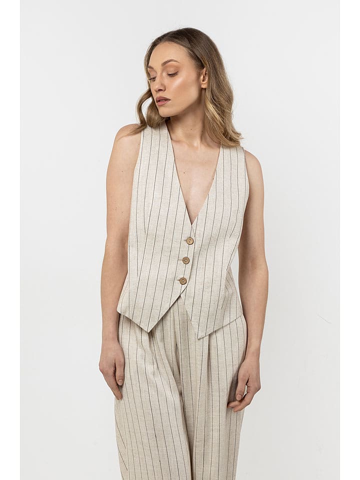 Awama Kamizelka w kolorze beżowym rozmiar: XL