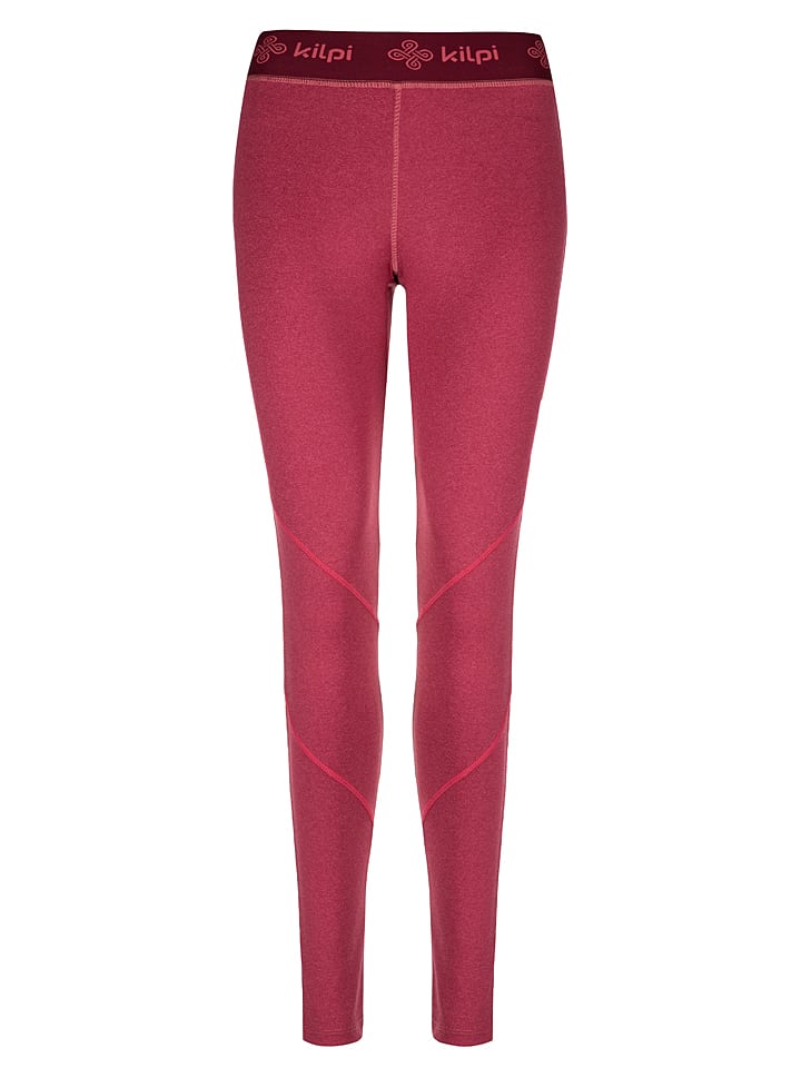 Kilpi Legginsy sportowe "Invera" w kolorze czerwonym rozmiar: 42