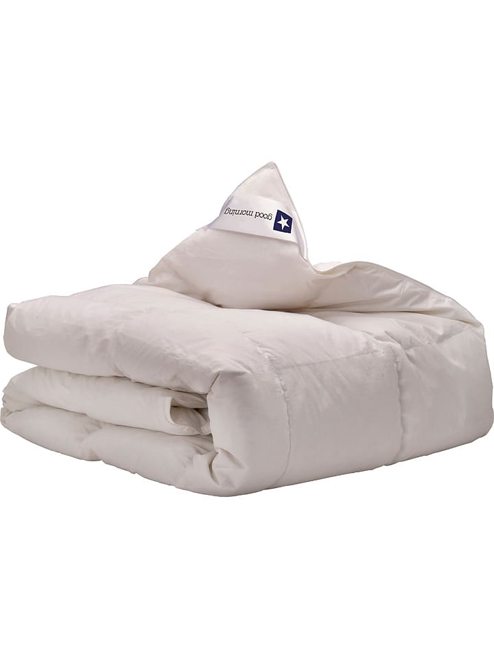 Good Morning Kołdra puchowa w kolorze kremowym rozmiar: 200x220 cm