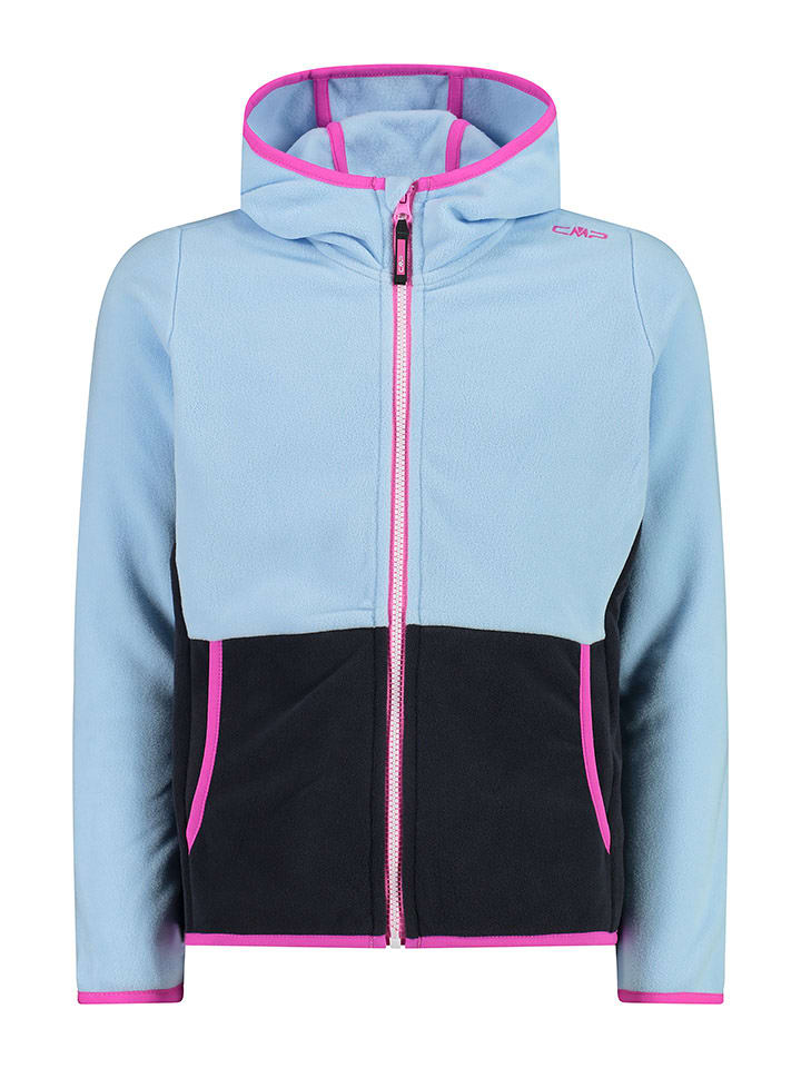 CMP Kurtka polarowa w kolorze błękitno-czarnym rozmiar: 104