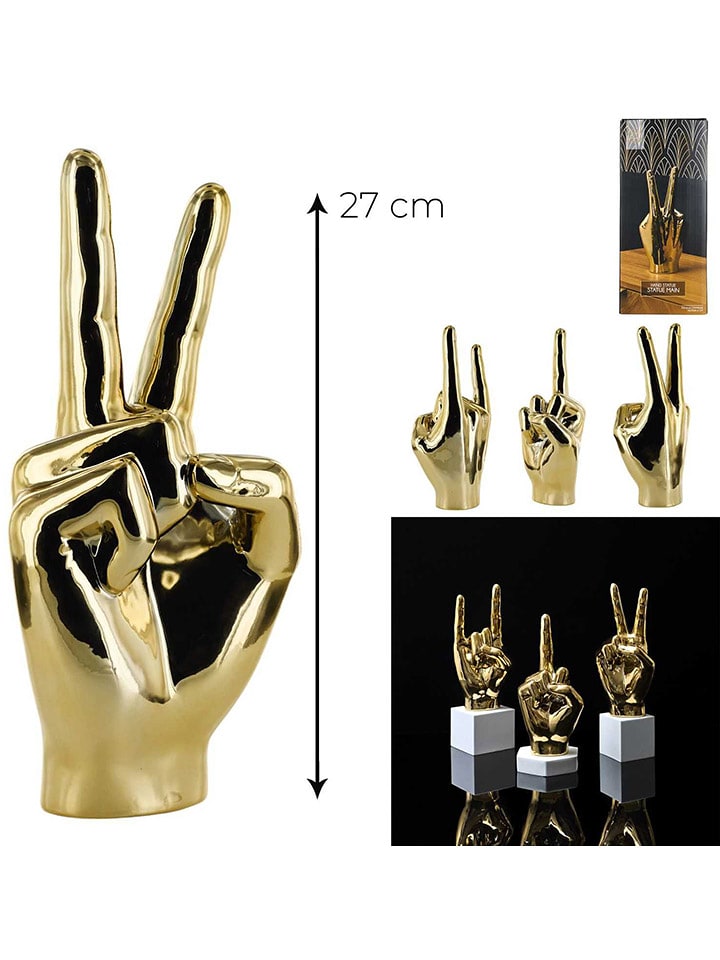 Rétro Chic Figurka dekoracyjna w kolorze złotym - wys. 27 cm (produkt niespodzianka) rozmiar: onesize