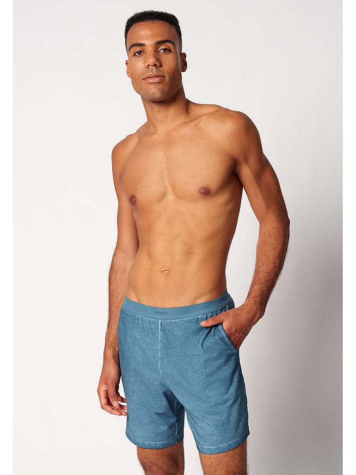 Skiny Szorty piżamowe w kolorze niebieskim rozmiar: XL