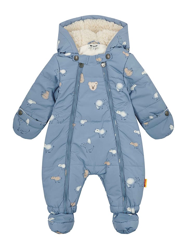 Steiff Kombinezon zimowy w kolorze błękitnym rozmiar: 68