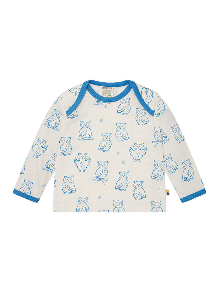 loud + proud Koszulka w kolorze biało-niebieskim rozmiar: 86/92