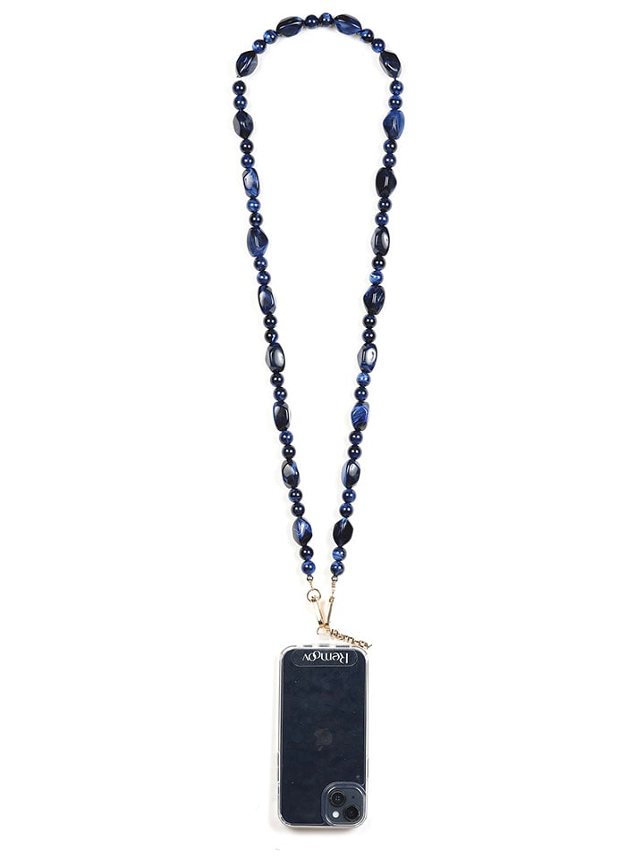 SWEET ACCESS Łańcuszek "Voncouver" w kolorze granatowym do telefonu - dł. 120 cm rozmiar: onesize