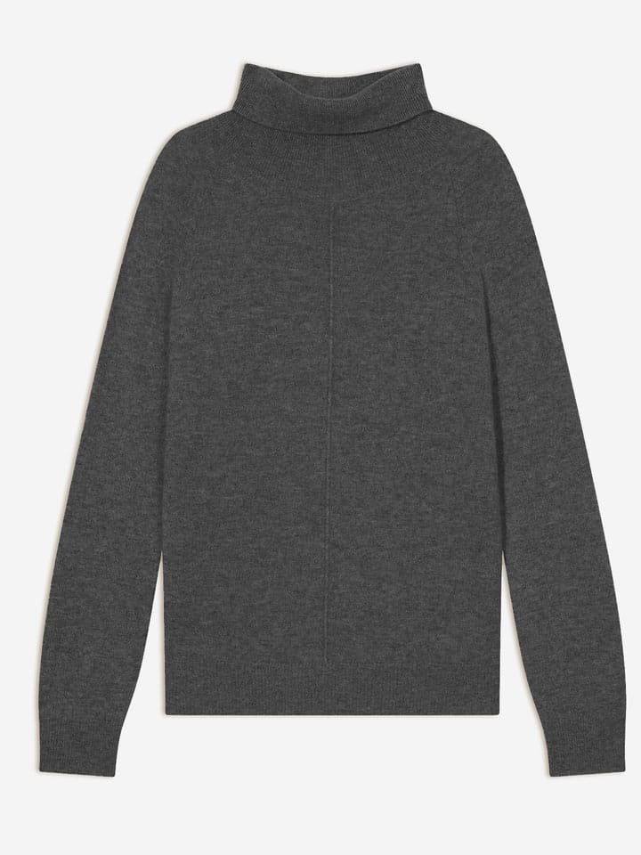 Perfect Cashmere Kaszmirowy golf "Carrick" w kolorze antracytowym rozmiar: XL