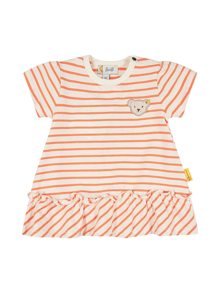 Steiff Sukienka w kolorze pomarańczowo-beżowym rozmiar: 86