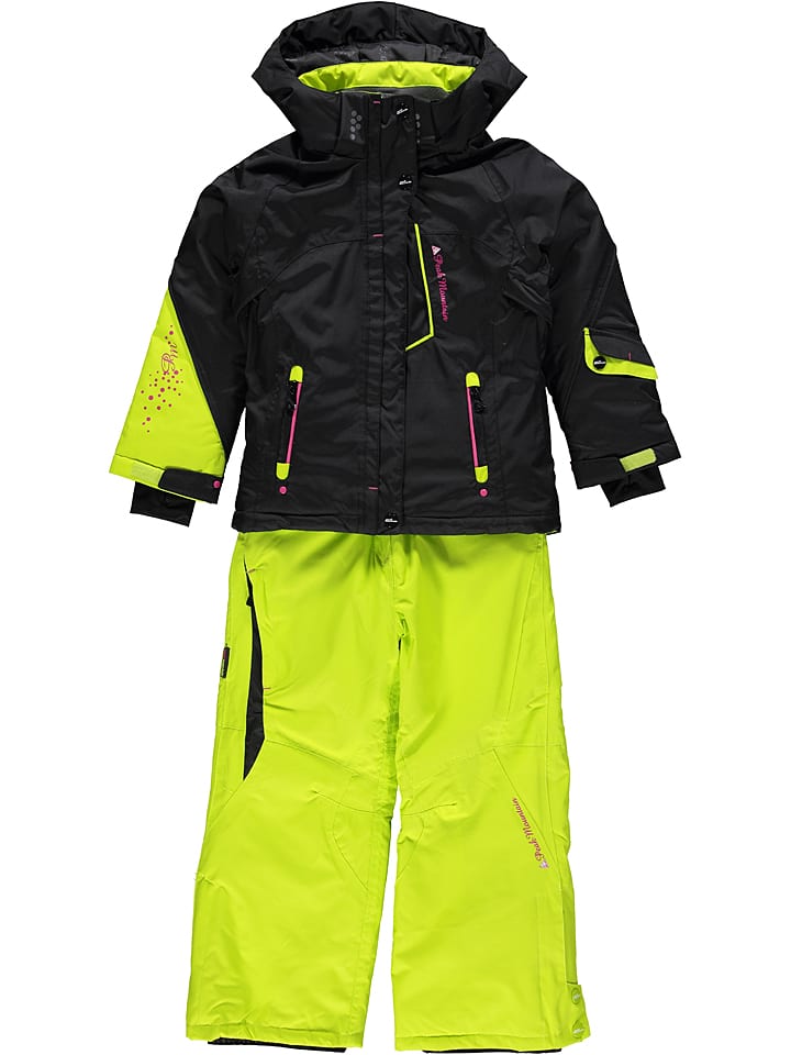 Peak Mountain 2-częściowy zestaw narciarski w kolorze zielonym rozmiar: 98