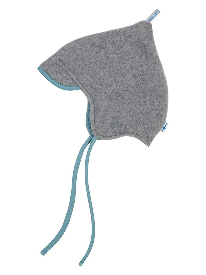finkid Wełniana czapka "Popi Wool" w kolorze szarym rozmiar: 52 cm