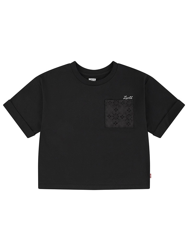 Levi's Kids Koszulka w kolorze czarnym rozmiar: 152