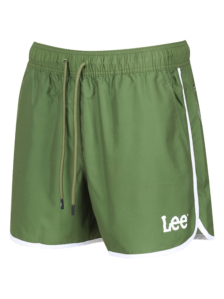 LEE Underwear Szorty kąpielowe "Cardinal" w kolorze zielonym rozmiar: M