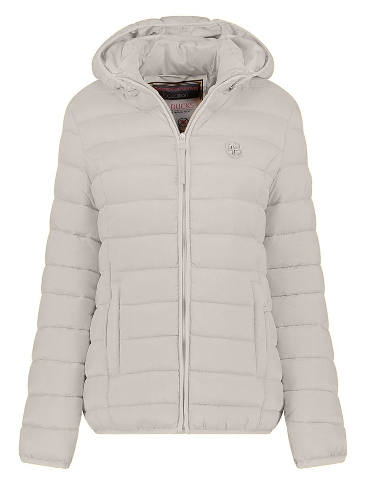 Geographical Norway Kurtka pikowana w kolorze szarym rozmiar: M