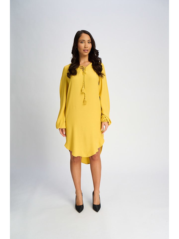 Marks & Spencer Sukienka w kolorze żółtym rozmiar: 38