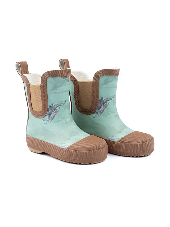 mikk-line Kalosze w kolorze błękitno-jasnobrązowym rozmiar: 26