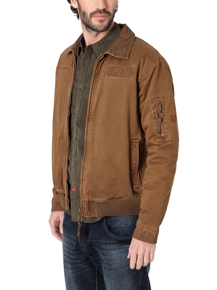 Timezone Kurtka w kolorze jasnobrązowym rozmiar: L