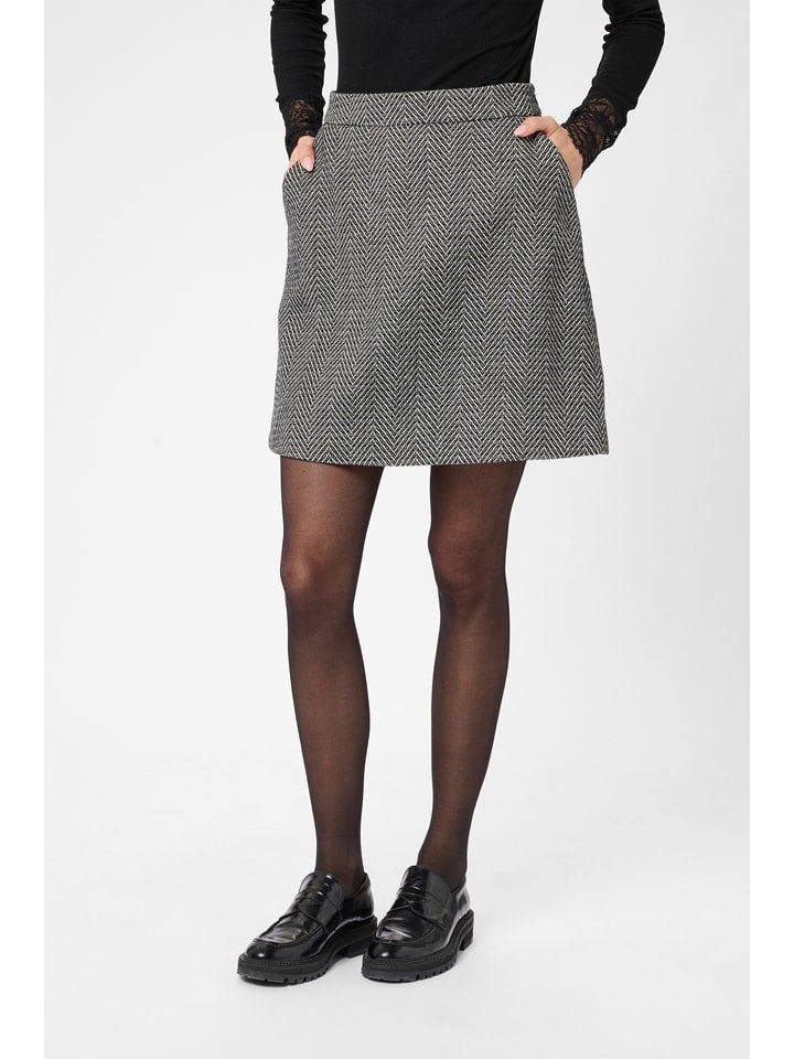 Kaffe Spódnica w kolorze czarno-białym rozmiar: 42