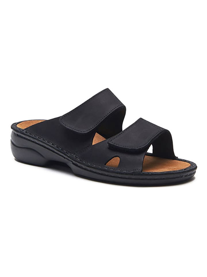 Comfortfusse Skórzane klapki w kolorze czarnym rozmiar: 41