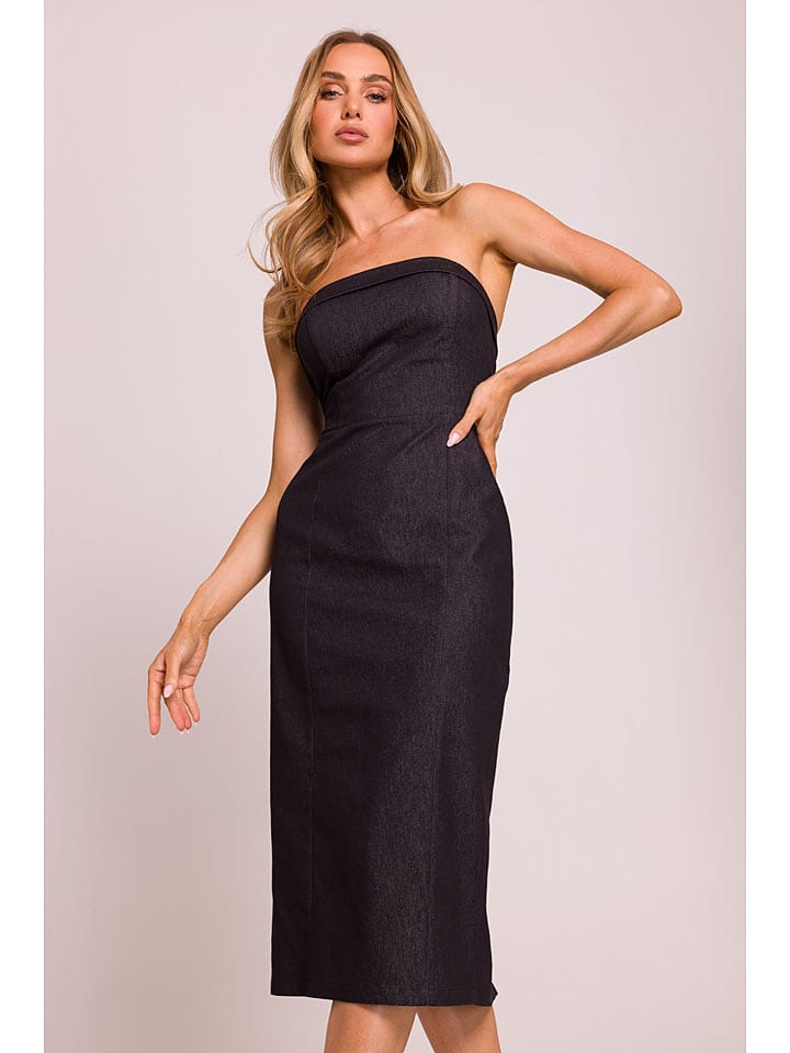 made of emotion Sukienka w kolorze antracytowym rozmiar: L