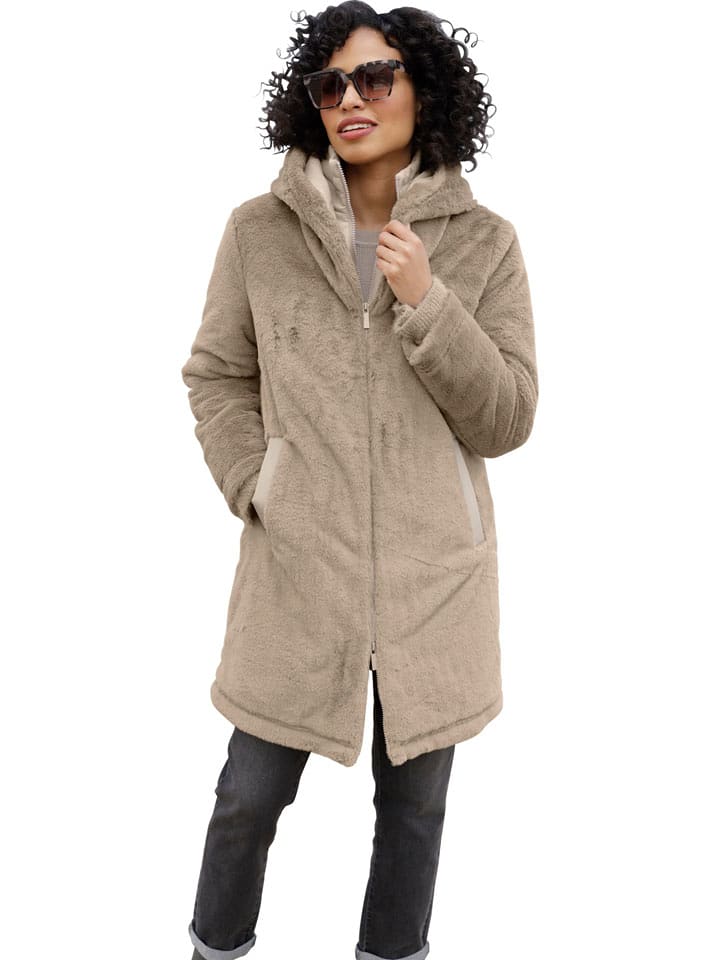 Heine Płaszcz przejściowy w kolorze beżowym rozmiar: 38