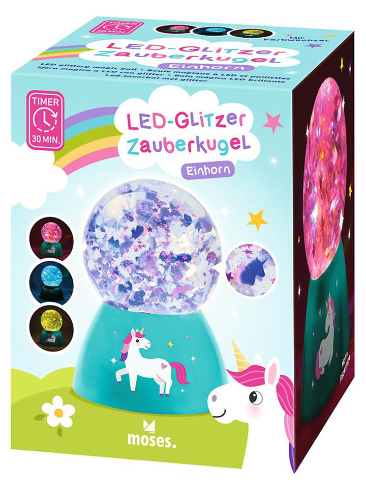 moses. Magiczna kula LED "Unicorn" - 3+ rozmiar: onesize