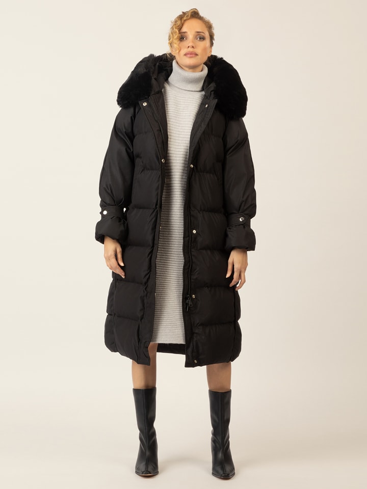 APART Płaszcz zimowy w kolorze czarnym rozmiar: 34