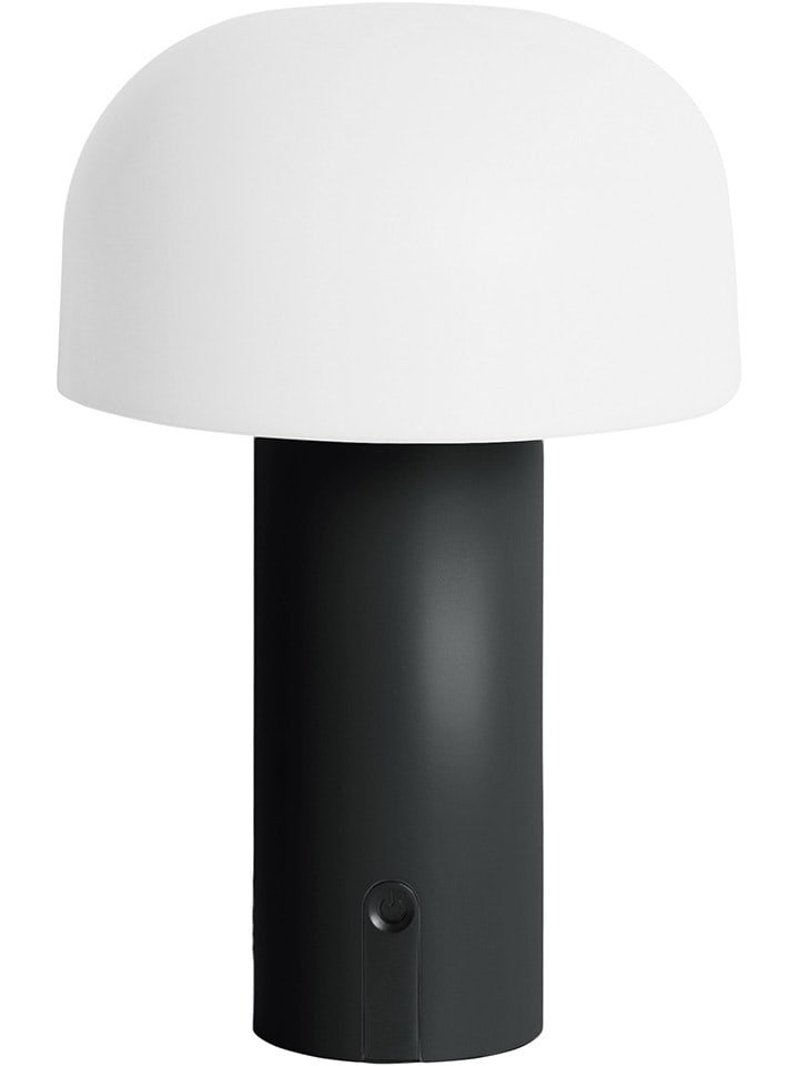 Leitmotiv Lampa stołowa LED "Luca" w kolorze czarno-białym - wys. 22,5 x Ø 15 cm rozmiar: onesize