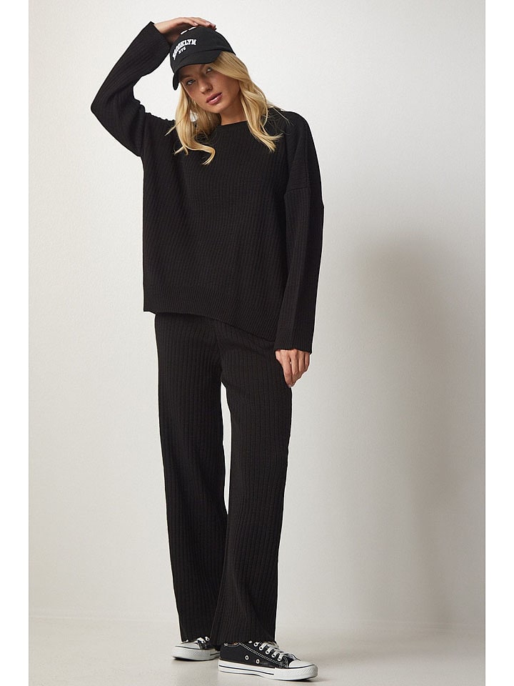 Happiness Istanbul 2-częściowy zestaw w kolorze czarnym rozmiar: S/M