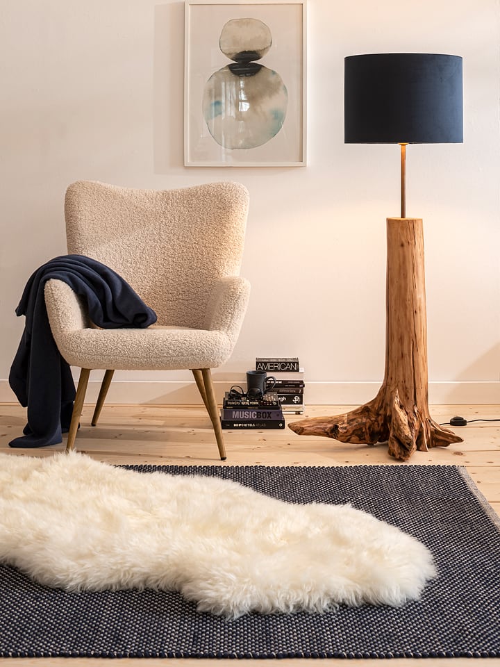 Kaiser Naturfellprodukte Dekoracyjna wyściółka wełniana w kolorze beżowym rozmiar: 70-80 cm