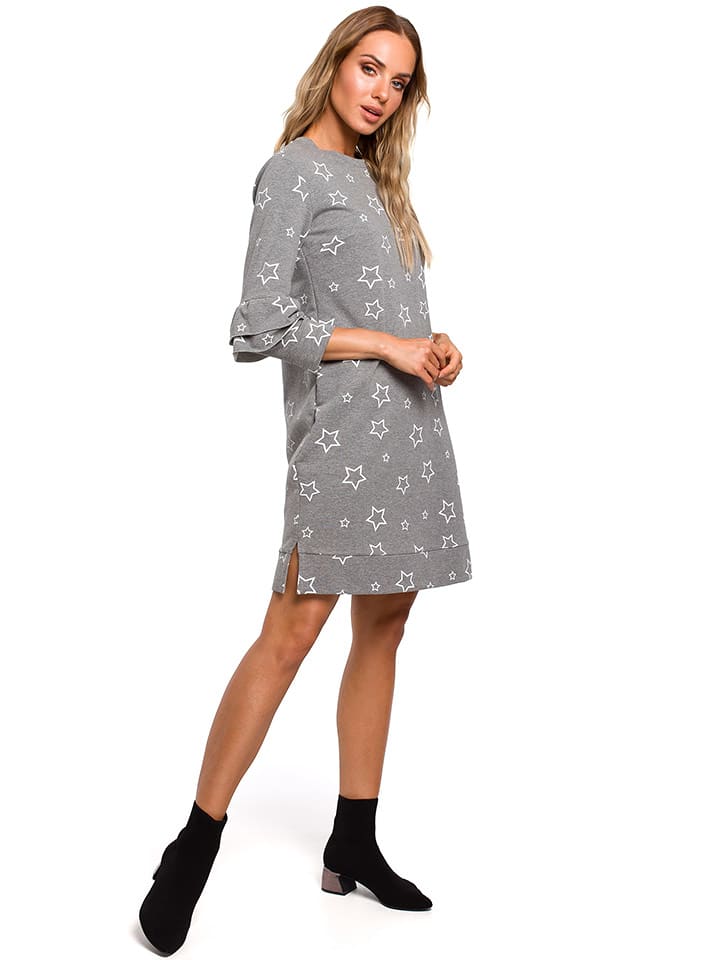 made of emotion Sukienka w kolorze szarym rozmiar: XL