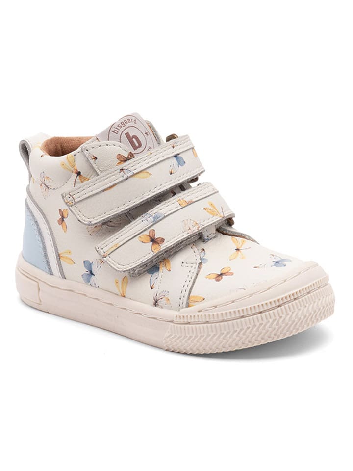 bisgaard Skórzane sneakersy w kolorze biało-błękitnym rozmiar: 29