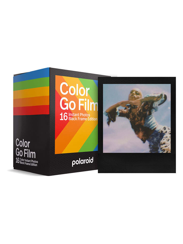 Polaroid Filmy (16 szt.) "Go Black Frame" do aparatu natychmiastowego rozmiar: onesize