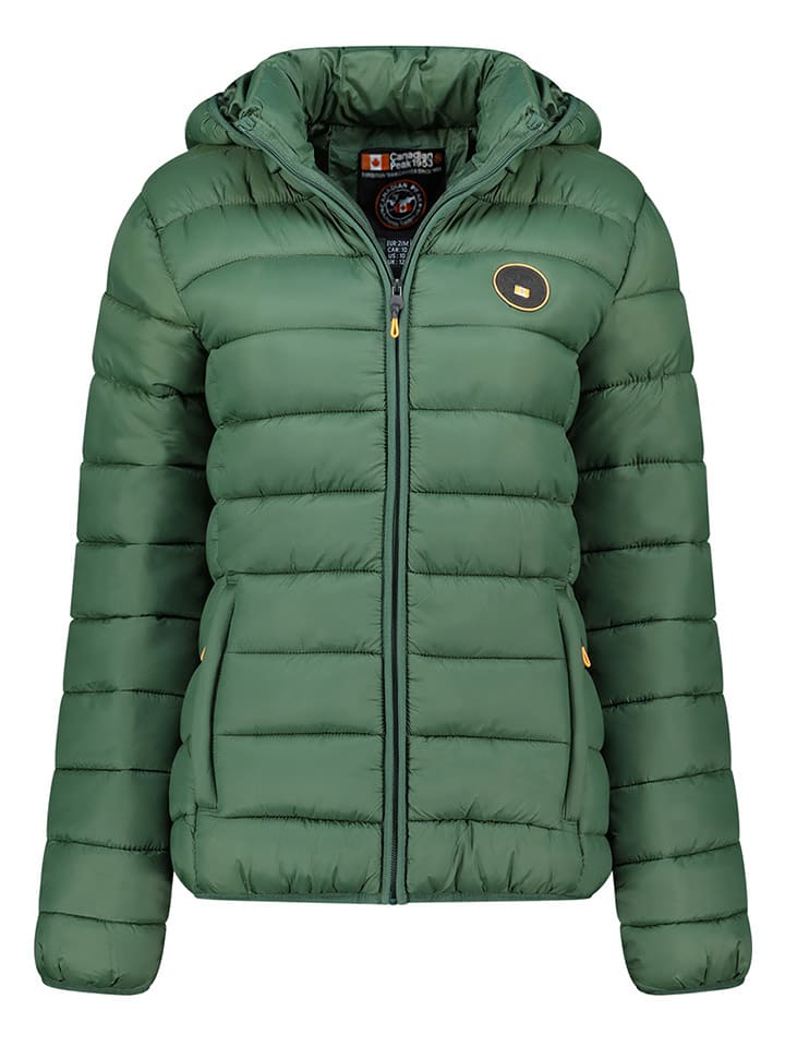 Canadian Peak Kurtka pikowana "Atikamapeak" w kolorze zielonym rozmiar: XL