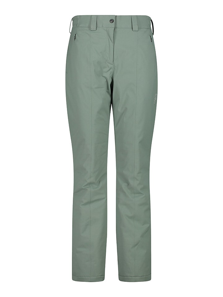 CMP Spodnie narciarskie w kolorze zielonym rozmiar: 42
