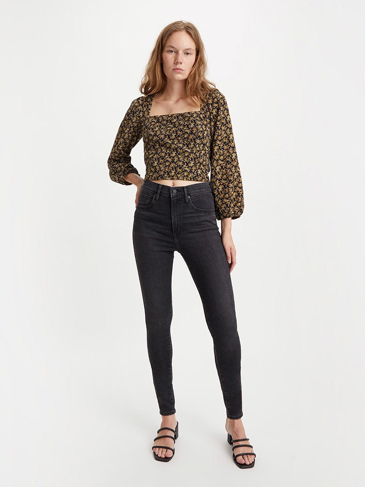 Levi's Dżinsy "Mile" - Super Skinny fit - w kolorze antracytowym rozmiar: W25/L30