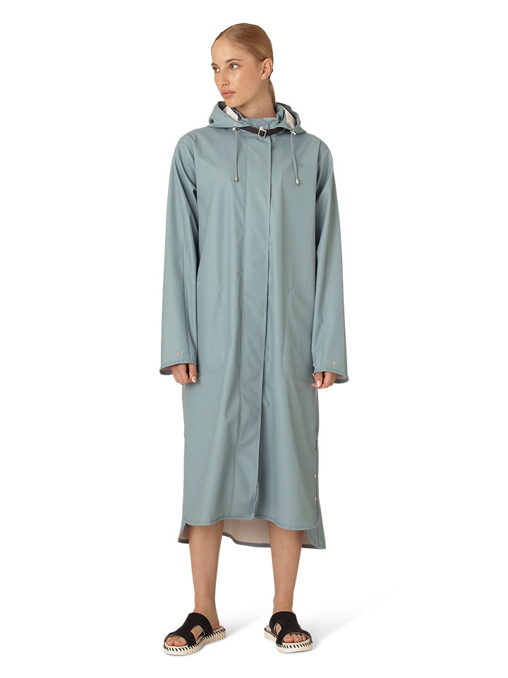 Ilse Jacobsen Płaszcz przeciwdeszczowy w kolorze błękitnym rozmiar: 40