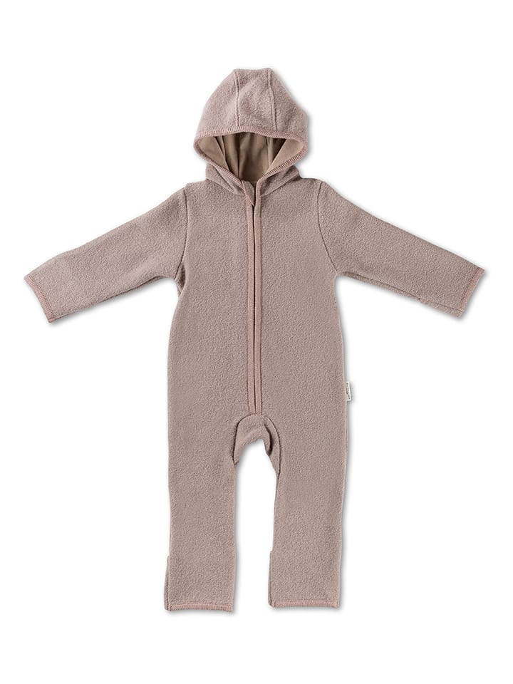 Hofbrucker Wełniany kombinezon w kolorze beżowym rozmiar: 86/92