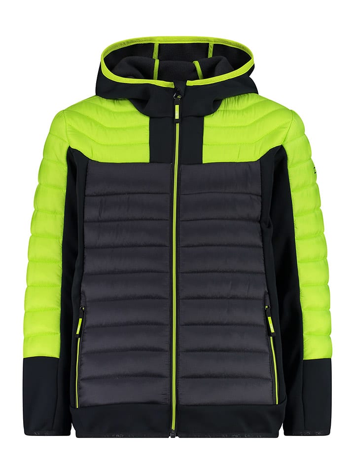 CMP Kurtka hybrydowa w kolorze żółto-czarnym rozmiar: 164