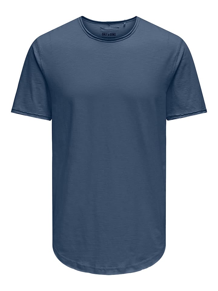 ONLY & SONS Koszulka "Benne" w kolorze granatowym rozmiar: L