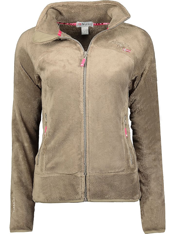 Geographical Norway Kurtka polarowa "Upaline" w kolorze beżowym rozmiar: 152