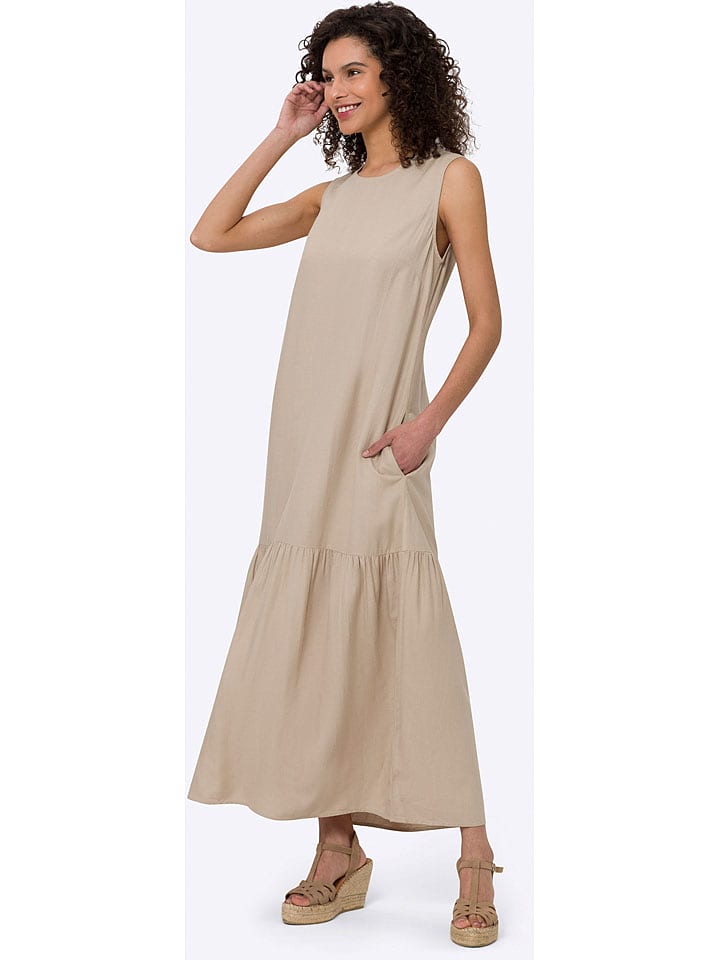 Heine Sukienka w kolorze beżowym rozmiar: 46