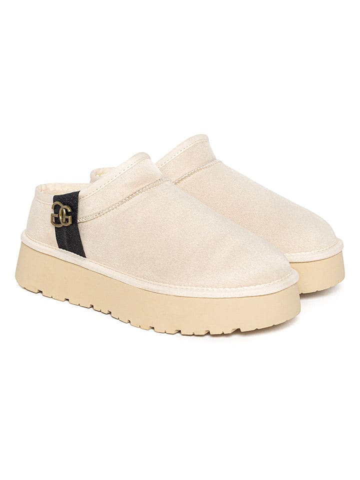 Blackfield Botki zimowe "Edila" w kolorze beżowym rozmiar: 38