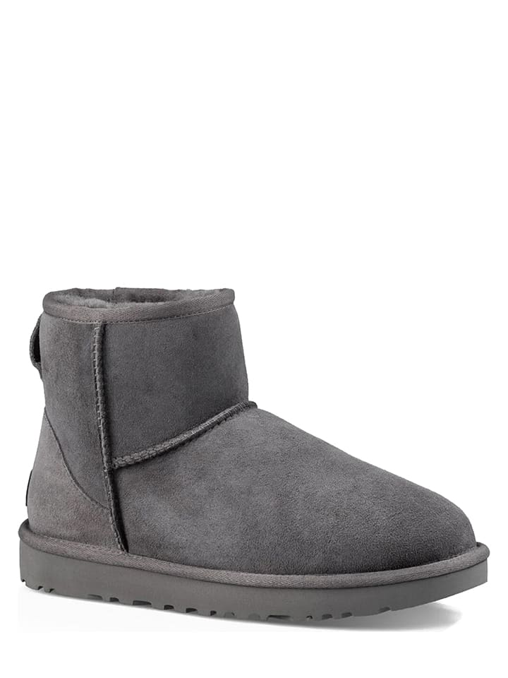 UGG Botki "Classic Mini II" w kolorze szarym ze skóry jagnięcej rozmiar: 36