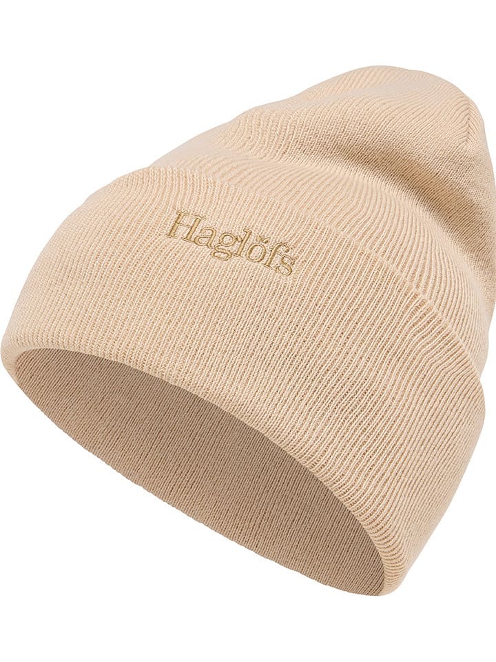 Haglöfs Czapka beanie "Outsiders" w kolorze beżowym rozmiar: onesize