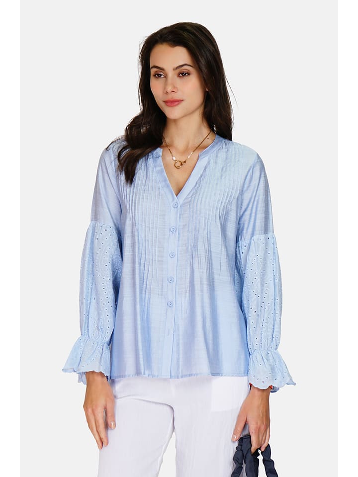 ASSUILI Bluzka w kolorze błękitnym rozmiar: 34