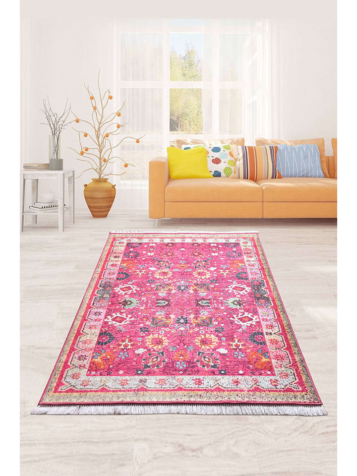 Conceptum Hypnose Dywan "Retro" w kolorze różowym rozmiar: 160x230 cm